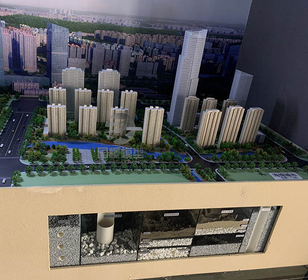 麻城市建筑模型